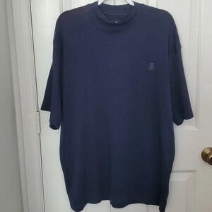 Pebble Beach Short Sleeve Cotton Mock T Shirt